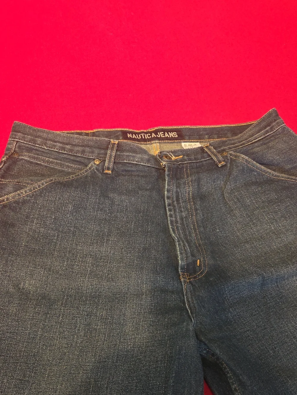 Lot of 2 Mens waist sizen36 Nautica Men’s Dual Denim & Cream Jean Shorts
